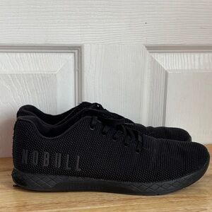 NOBULL all black sneakers trainers men’s size 8.5 women’s 10